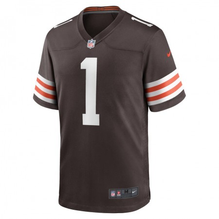Camiseta Hombre Cleveland Browns Gregory Newsome II 1 Nike Marrón 2021 NFL Draft